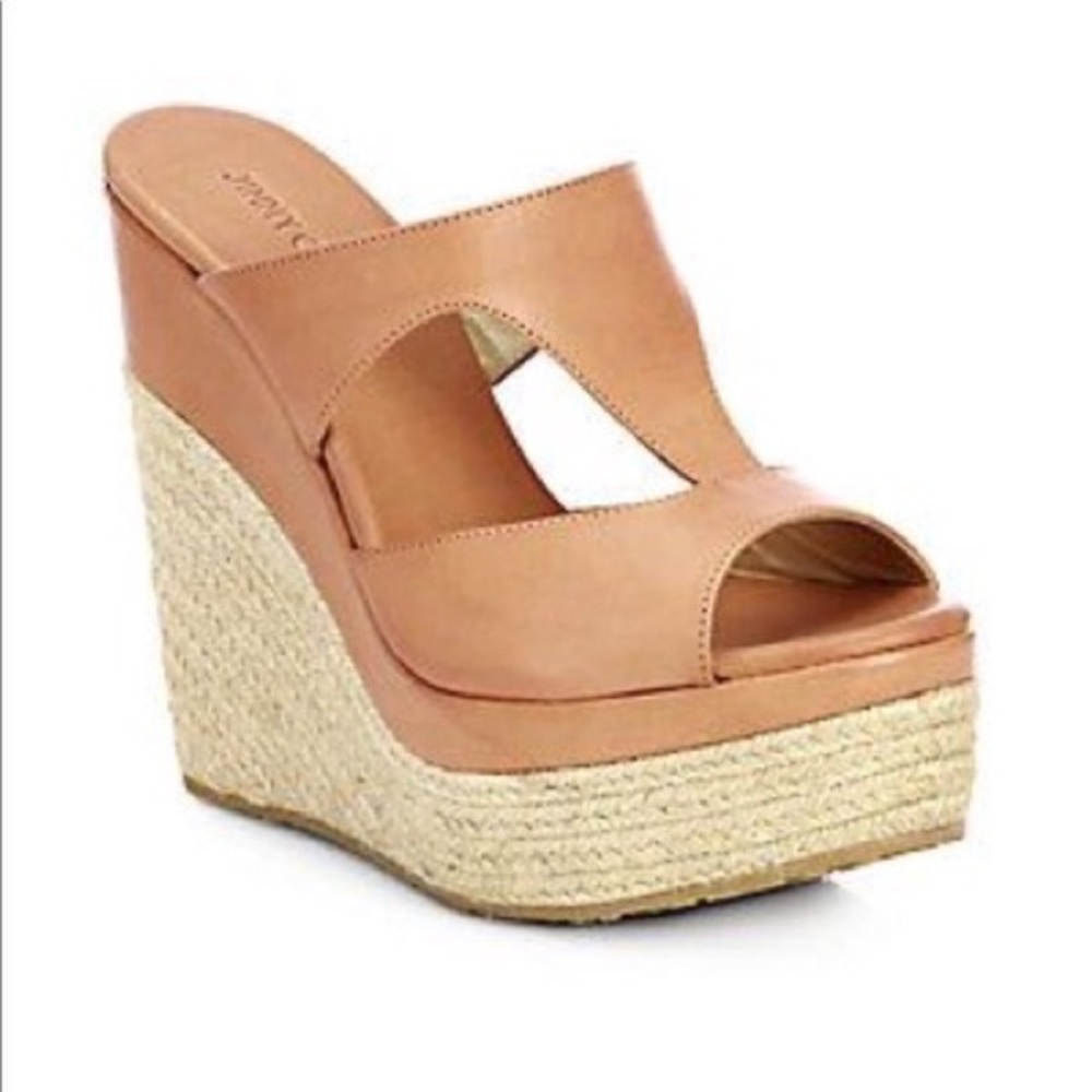 !!!SOLD!!! Jimmy Choo Espadrille Wedge Sandal
